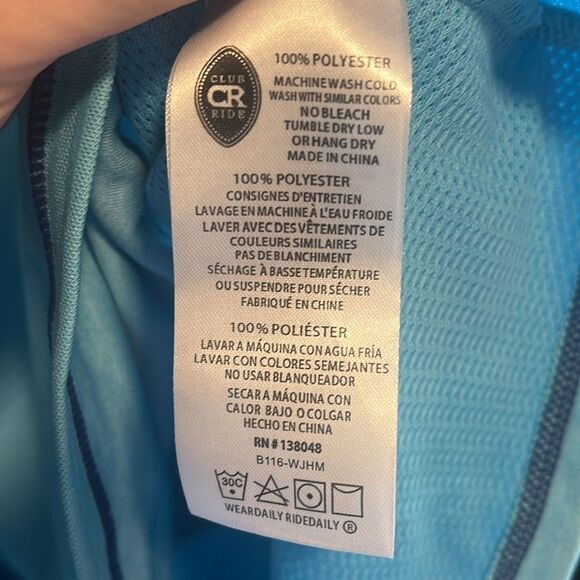 EXCELLENT CONDITION WOMEN’S XL CLUB RIDE CYCLING SHIRT 1/4 ZIP AND 3/4 SLEEVE - Picture 5 of 9